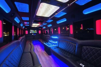 Jersey City Limousine Bus Interior