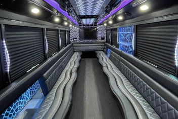 Jersey City Party Bus Interior