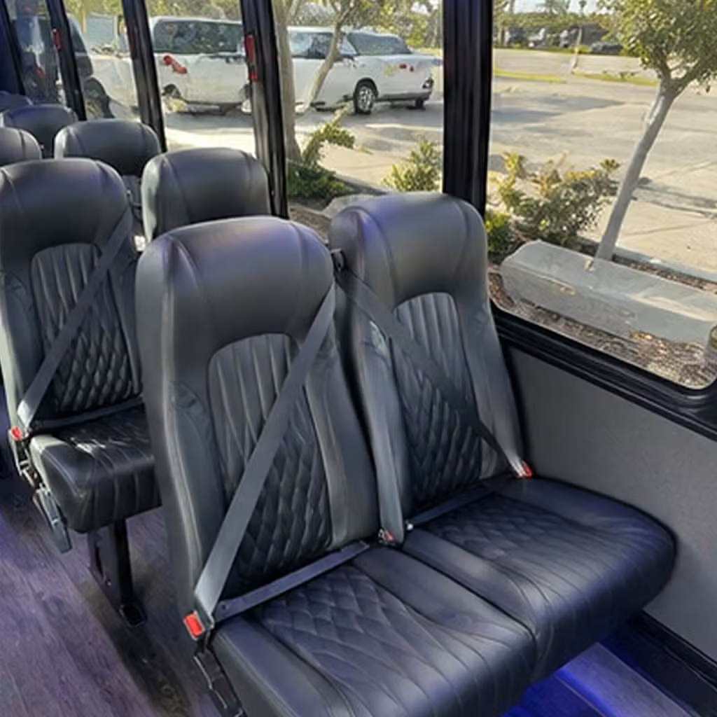 25 passenger minibus inside