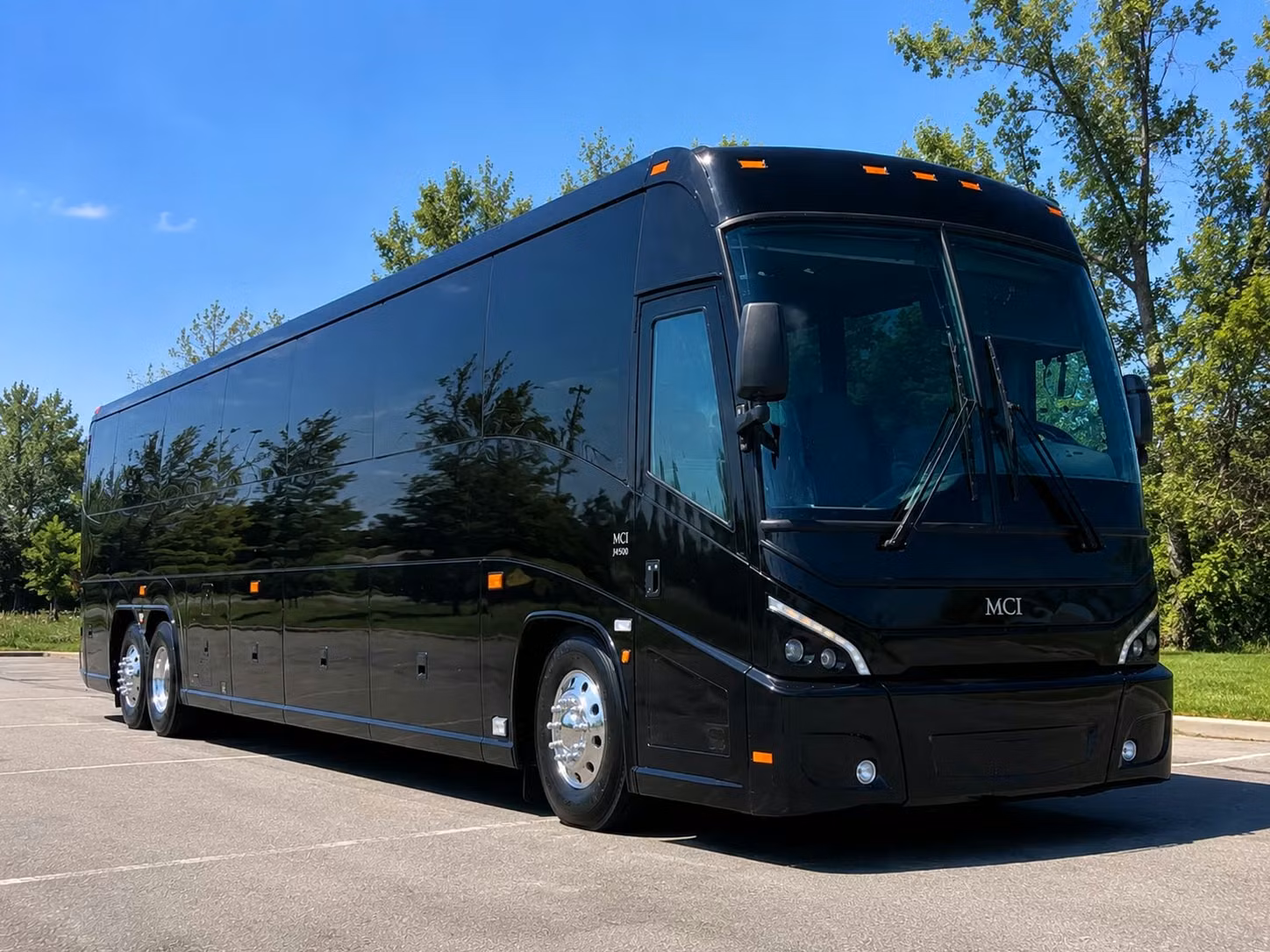charter buses for large jersey city prom groups traveling together from the same school