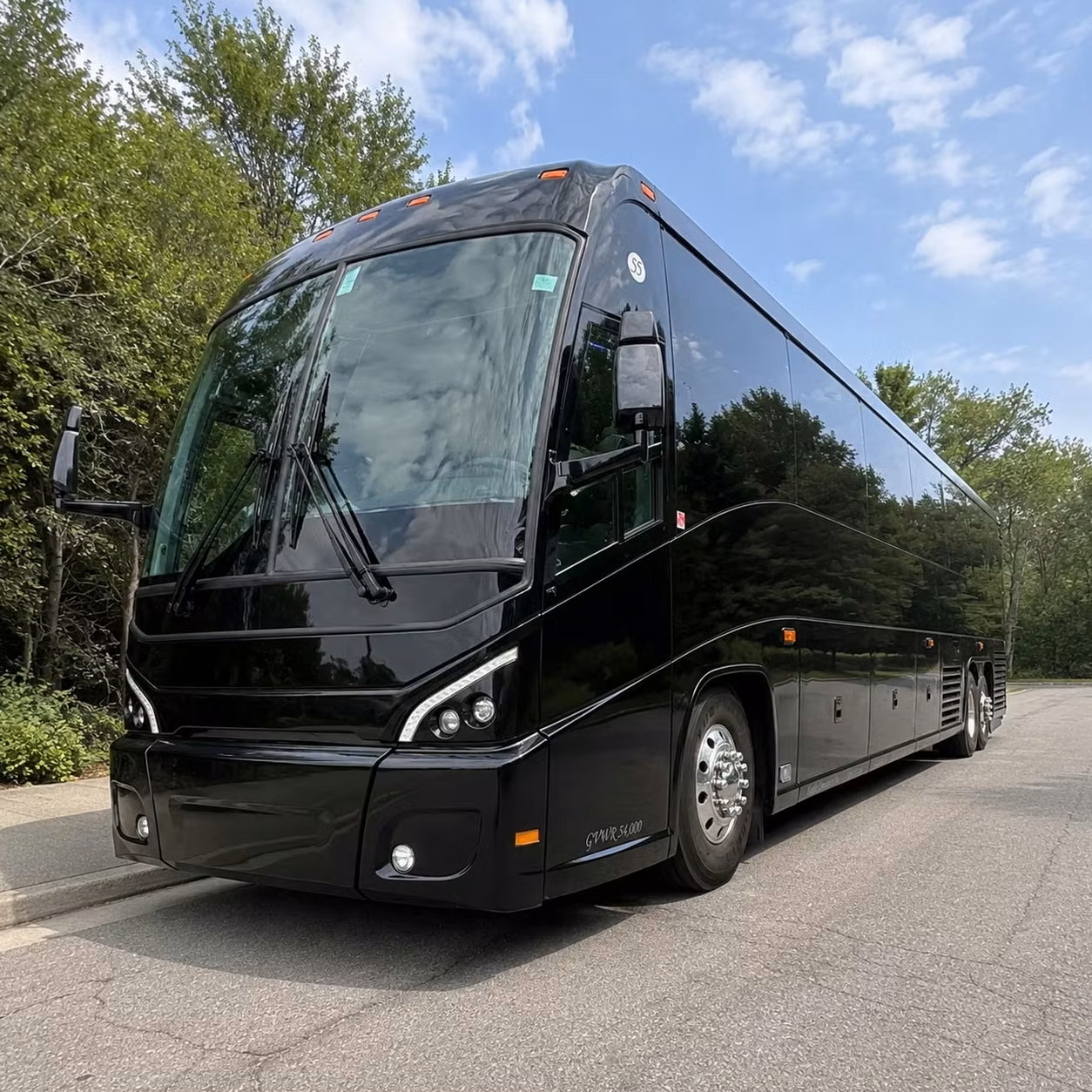 jersey city charter bus rental exterior